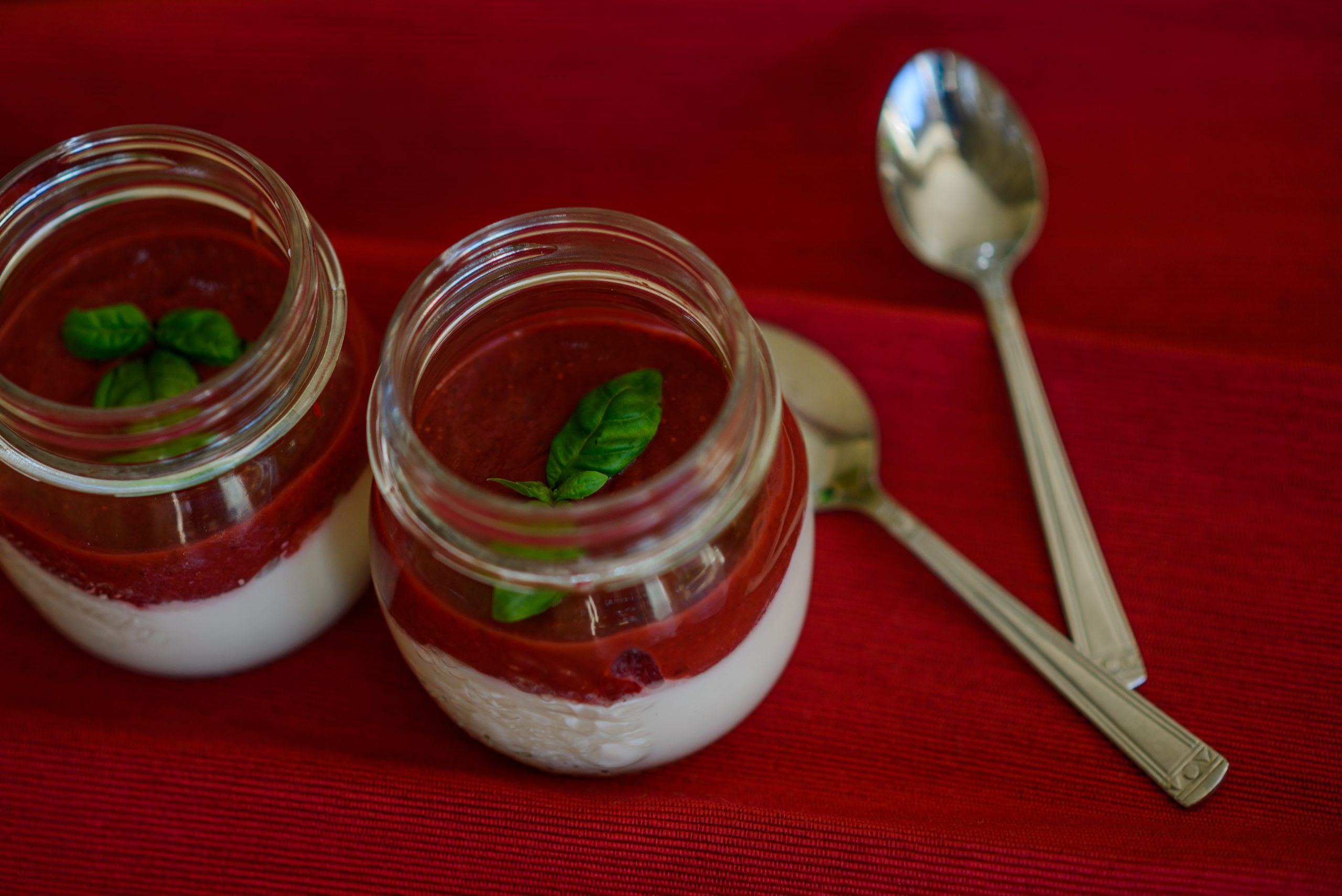 Warm Berry Compote with Greek Yogurt