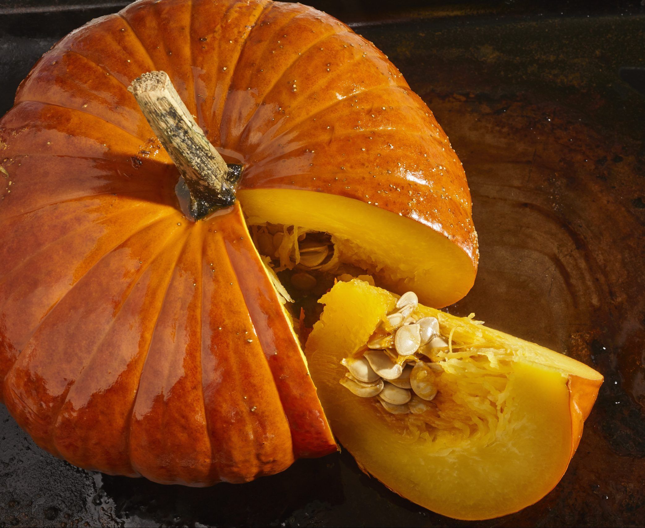 Spiced Nutty-Stuffed Pumpkins