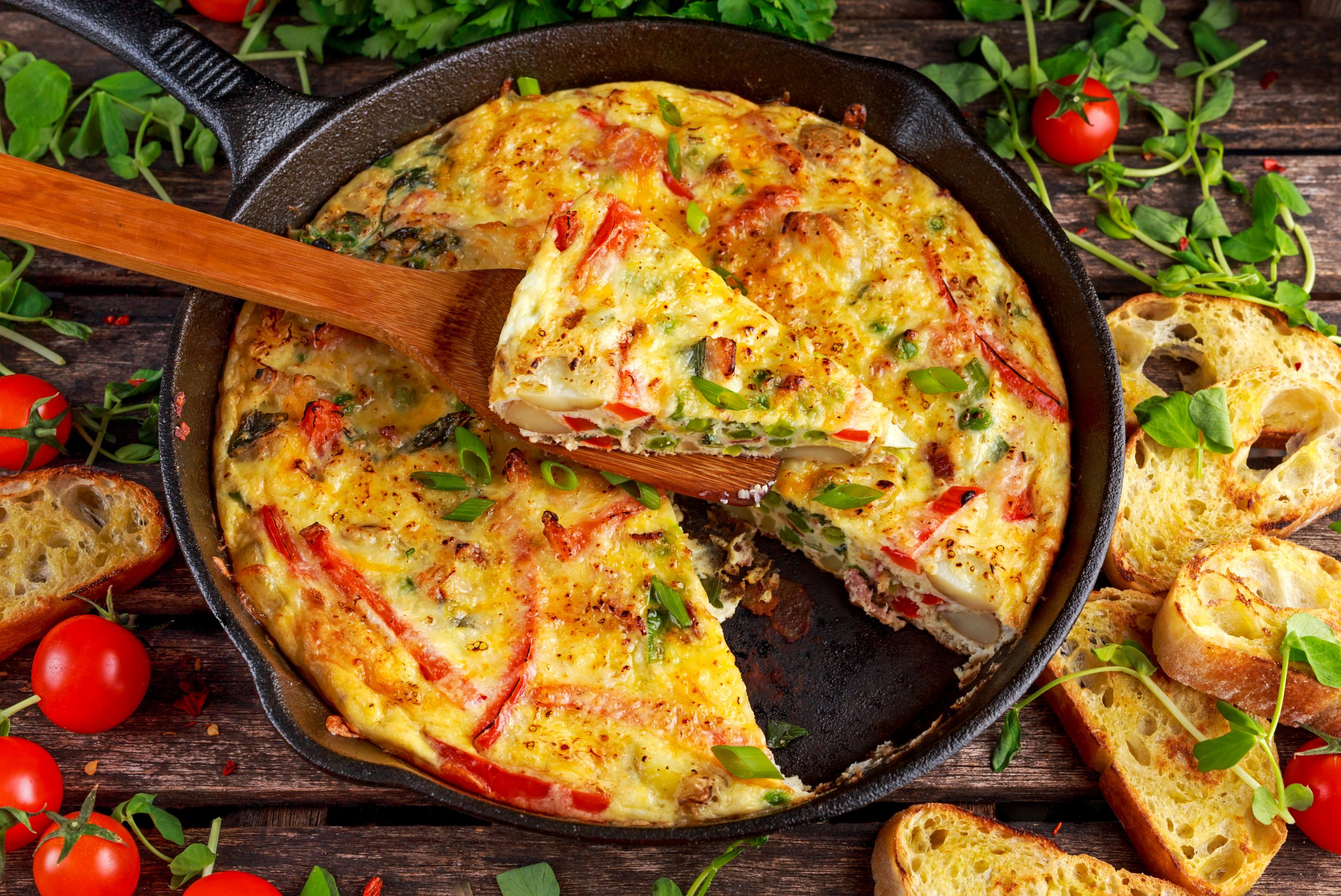 Healthy Salmon Frittata